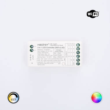 12/24V DC RGB/RGBW/RGBWW Smart WIFI LED Dimmer Controller MiBoxer FUT037W+