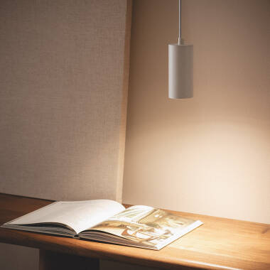 Image of Quartz Pendant in Metal  Lamp