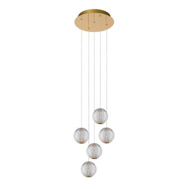 Image of Lucide Cintra 5 Light LED Cascade Pendant