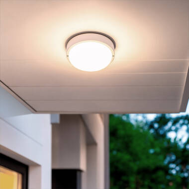 Hublot Round 25W LED Outdoor Flush Ceiling Light