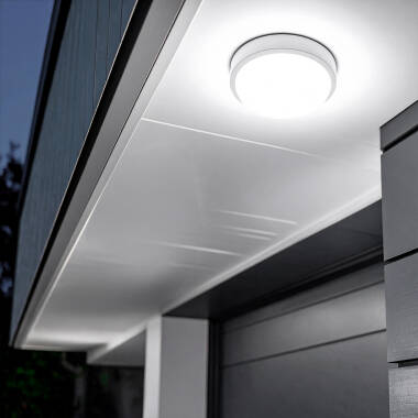 Hublot Round 25W LED Outdoor Flush Ceiling Light