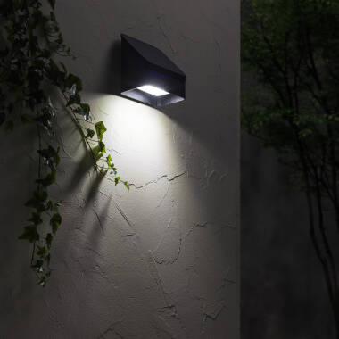 Suri Namib Solar LED Outdoor Flush Wall Light with Motion Sensor
