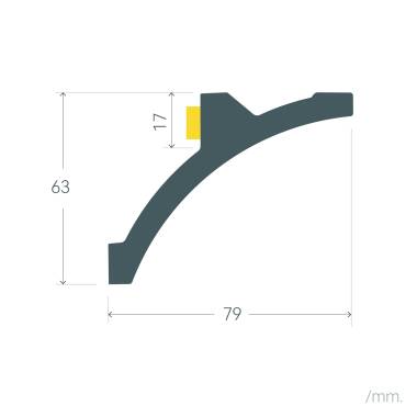 Image of Lighting Coving for LED Strip Arch