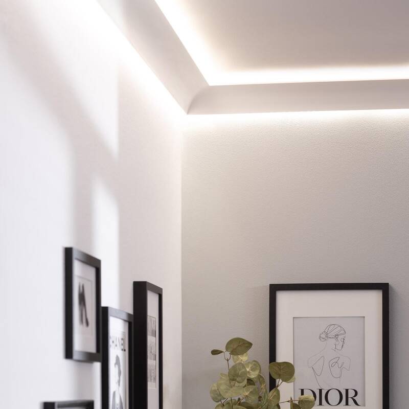 Image of Lighting Coving for LED Strip Double Arch Design