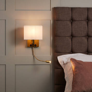 Edit Waldorf Wall Light with LED Reading Light