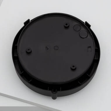 Image of Hublot Grid Round LED Outdoor Flush Ceiling Light