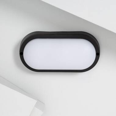 Image of Hublot Oval 25W LED Outdoor Flush Ceiling Light