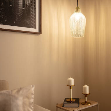 Image of Edit Allende Glass Ceiling Pendant Light