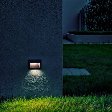 Image of Edit Goethe Horizon LED Recessed Outdoor Wall Light IP65