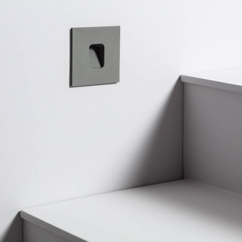 Image of Edit Grasset LED Square Recessed Wall Light