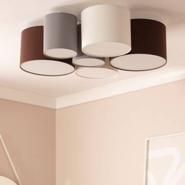 Edit Tallabo 6 Light Flush Ceiling Light