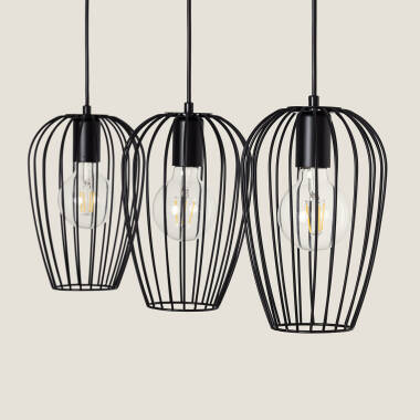 Image of Edit Telmi 3 Light Bar Ceiling Pendant Light
