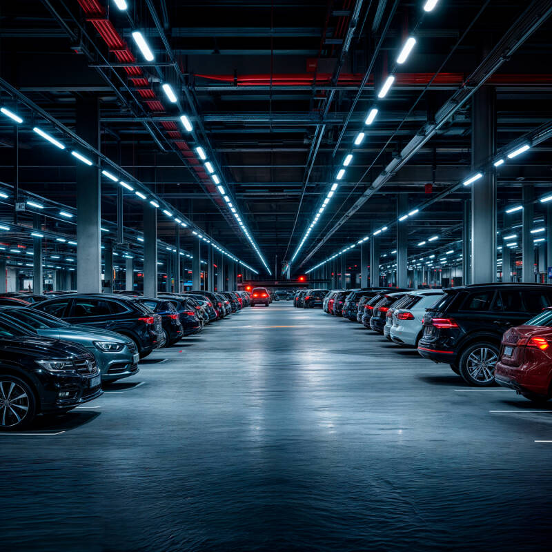 Image of Weatherproof 18W LED Batten Light - 600mm (2ft)