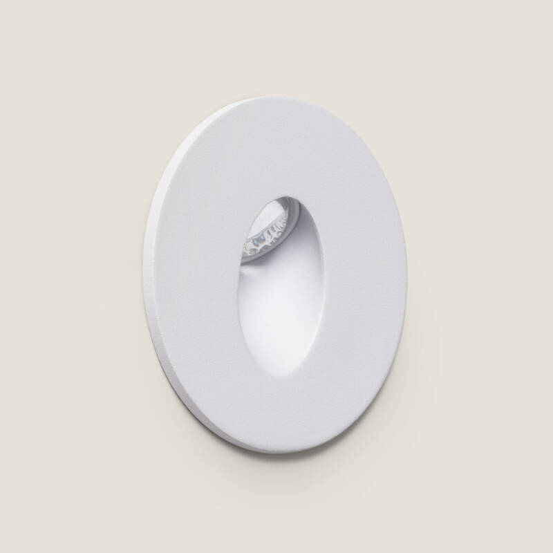Image of Edit Adam Round Indoor LED Recessed Wall Light