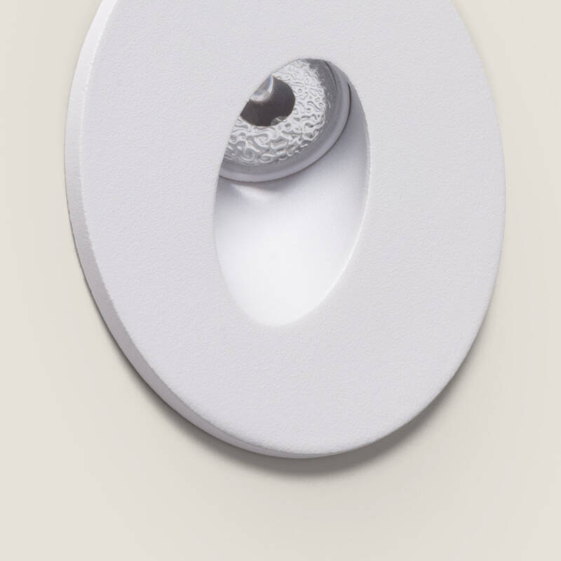 Image of Edit Adam Round Indoor LED Recessed Wall Light