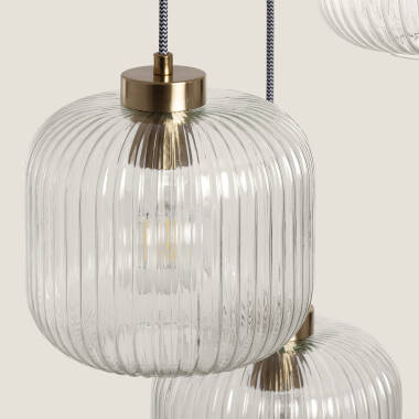Image of Edit Wilde 3 Light Glass Cluster Ceiling Pendant