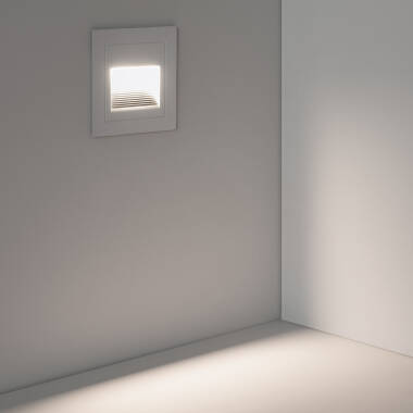 Image of Edit Wabi 3W Square LED Recessed Outdoor Wall Light