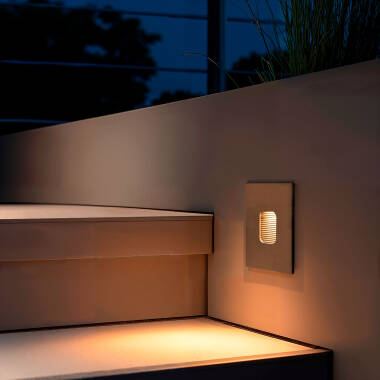 Image of Edit Grasset LED Square Recessed Wall Light
