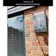Image of Lucide Claire Half Lantern Outdoor Wall Light with PIR Sensor