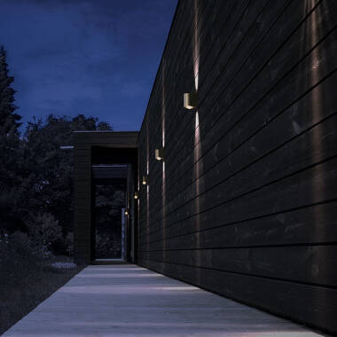 Image of Nordlux Canto Warm White LED Outdoor Up & Down Wall Light