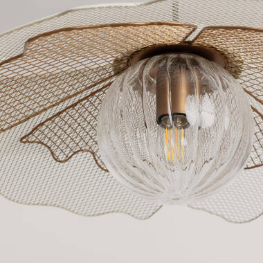 Image of Iluzzia Pianella Glass Ceiling Pendant Light