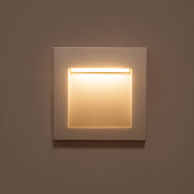 Image of Edit Leif 4W LED Outdoor Square Recessed Wall Light