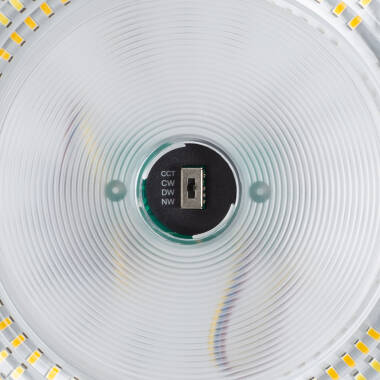 Image of Envirolight Eco Solid 200W UFO Selectable CCT LED Industrial High Bay