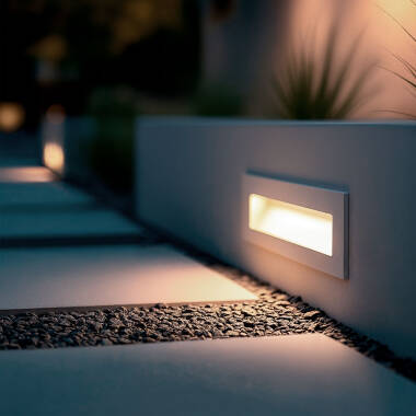 Image of Edit 6W Groult Outdoor Recessed LED Wall Light