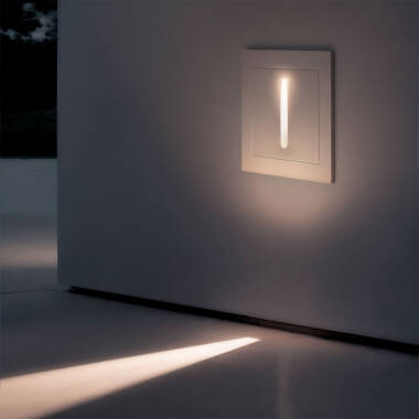 Image of Edit Wabi 3W Linear LED Outdoor Recessed Wall Light