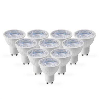 Envirolight 5W Cool White Dimmable LED GU10 Bulb - Pack of 10