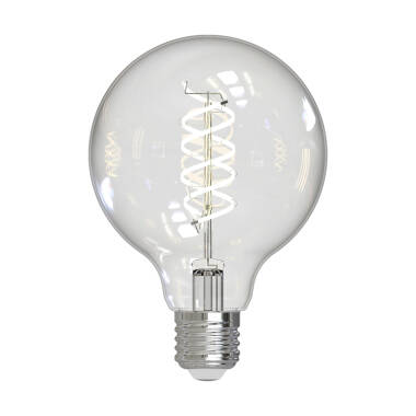 Image of Dar 8W Dimmable LED Decorative Filament 95mm Globe Bulb - Screw Cap - Pack of 6