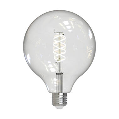 Image of Dar 8W Dimmable LED Decorative Filament 125mm Globe Bulb - Screw Cap - Pack of 4