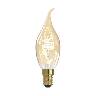 Image of Dar 4W Very Warm White Dimmable LED Decorative Filament Candle Bulb - Small Screw Cap
