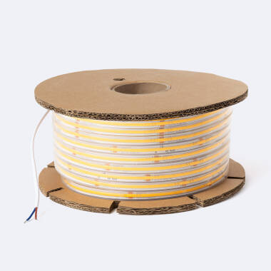 Image of 50M IP65 220V Silicone Flex Dimmable Cool White 4000K COB LED Strip Kit