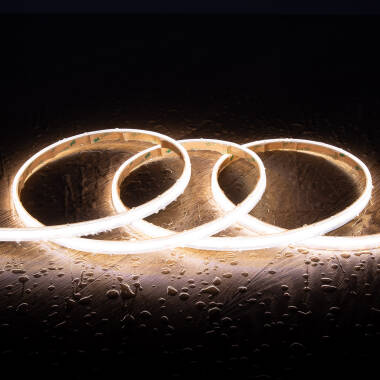 Image of 50M IP65 220V Silicone Flex Dimmable Cool White 4000K COB LED Strip Kit