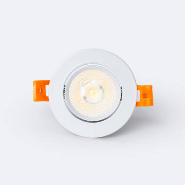 Image of Round 7W COB LED Adjustable Downlight Cutout 70mm