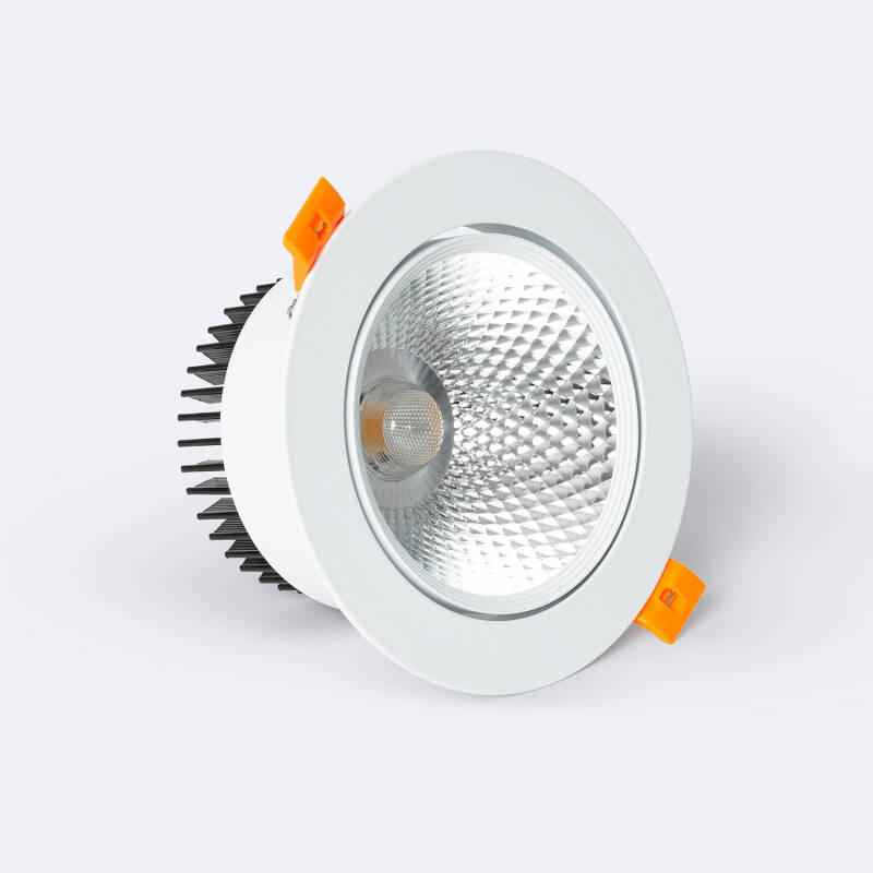 Image of Round 15W COB LED Adjustable Downlight Cutout 113mm