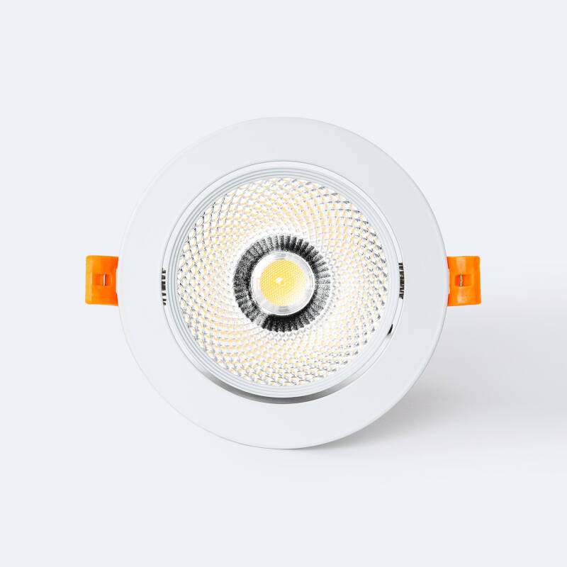 Image of Round 15W COB LED Adjustable Downlight Cutout 113mm