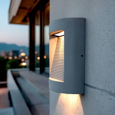 Image of Edit Zalix LED Outdoor Flush Wall Light