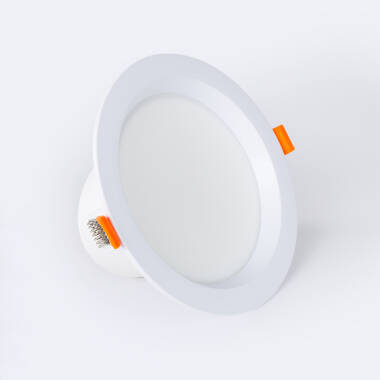 Round 12W LED Downlight New Lux IP44 Cutout 135mm
