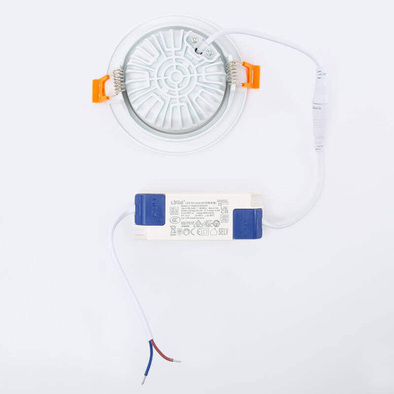 Image of Round UltraSlim Expert Colour 10W COB LED Adjustable Downlight Cutout 90mm