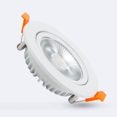 Round UltraSlim Expert Colour 10W COB LED Adjustable Downlight Cutout 90mm