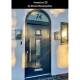 Image of Lucide Claire Half Lantern Outdoor Wall Light with PIR Sensor