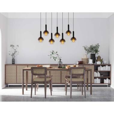Image of Lucide Marius 7 Light Bar Pendant