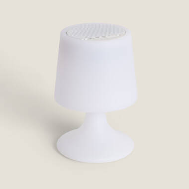 Image of Edit Uyoga USB Rechargeable LED Outdoor Table Lamp with Speaker and Remote Control