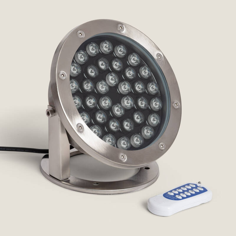Image of Edit 36W 12V Submersible Colour Changing LED Surface Garden Spotlight IP68
