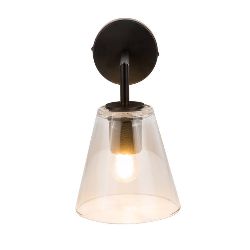 Image of Westport Knurl Glass Wall Light