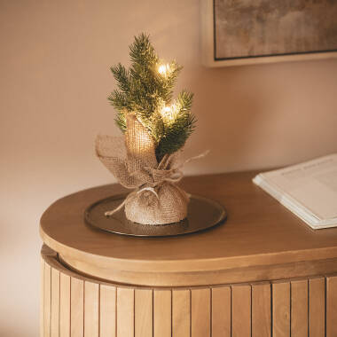 Image of Edit Pine Battery Operated LED Christmas Tree