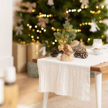 Image of Edit Pine Battery Operated LED Christmas Tree