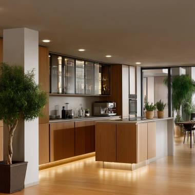 Image of UltraSlim Round 15W 5000K LED Downlight Cutout 185mm